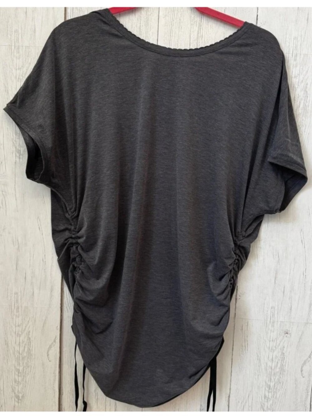 Llululemon Ruched Drop Back Tee Sz:XL